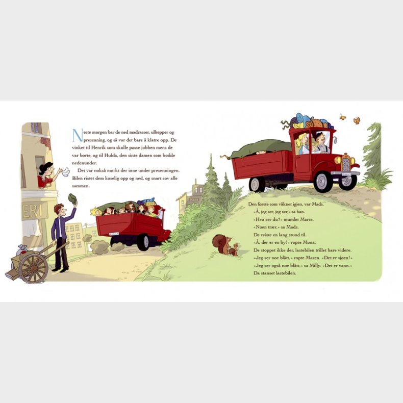 Mormor og de tte ungene p ferie