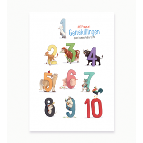 Geitekillingen som kunne telle til ti - plakat
