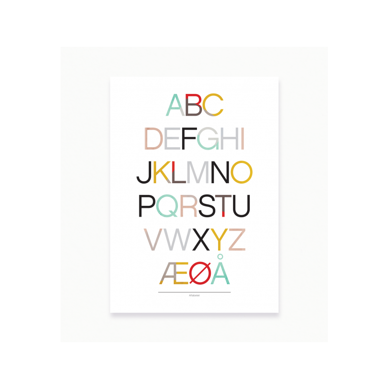 Alfabetet - store bokstaver