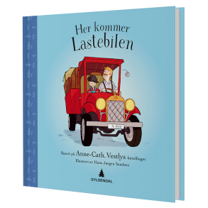 Her kommer lastebilen