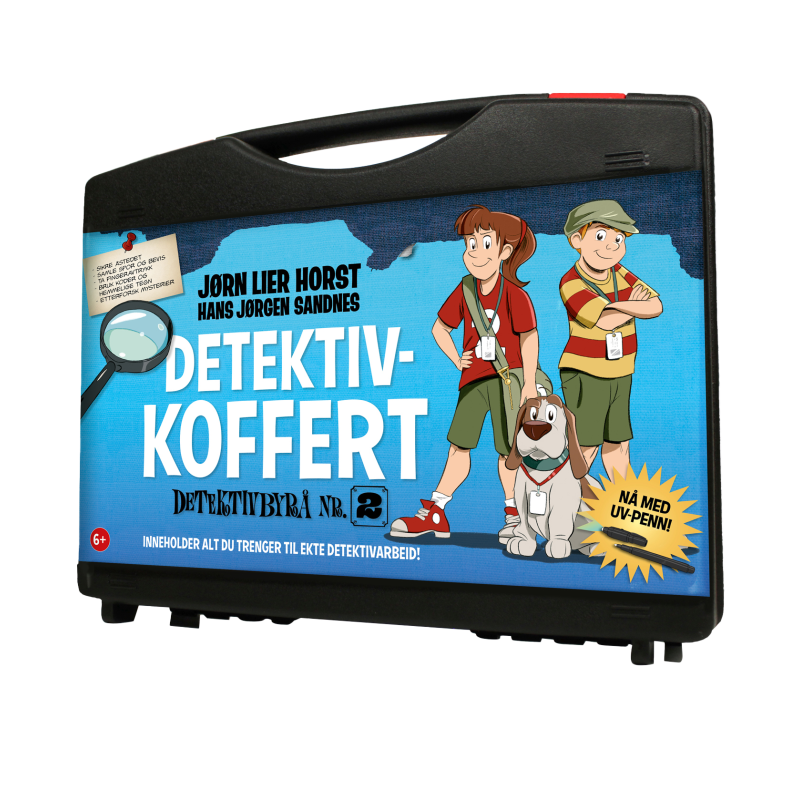 Detektivkoffert - komplett