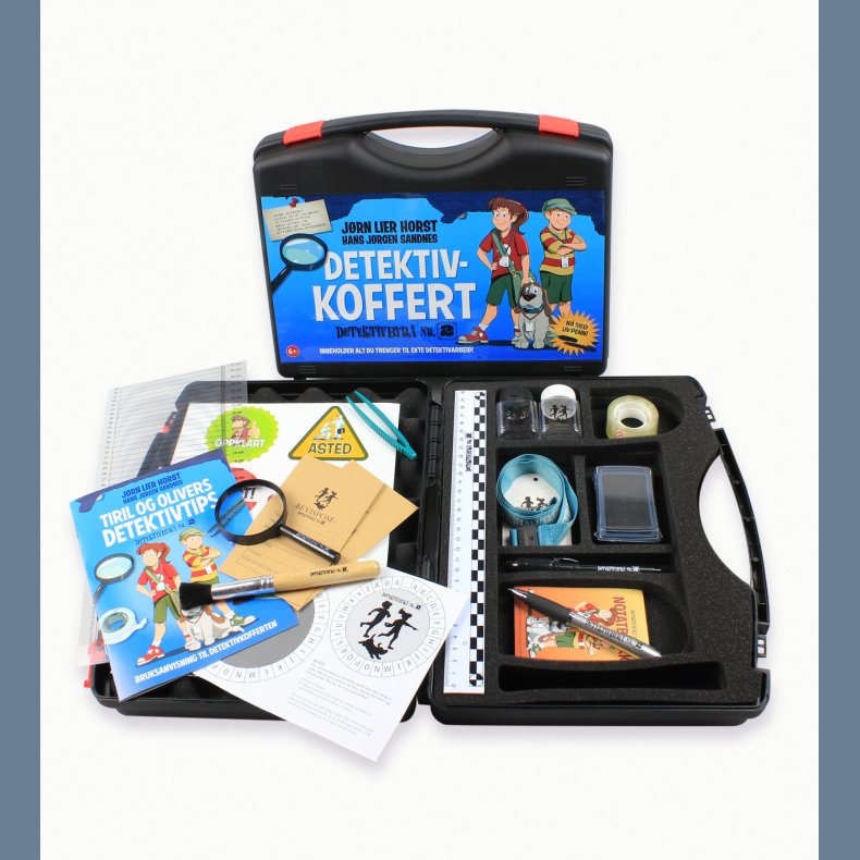 Detektivkoffert - komplett