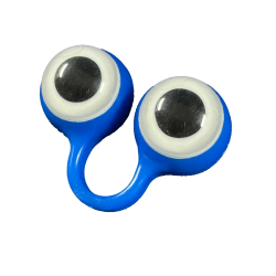 Peepers Puppet - Bl/hvit