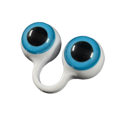 Peepers Puppet - Hvit/bl