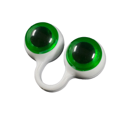 Peepers Puppet - Hvit/grnn