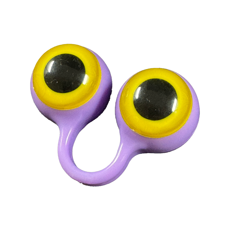 Peepers Puppet - Lilla/gul