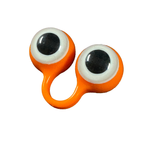 Peepers Puppet - Oransje/hvit