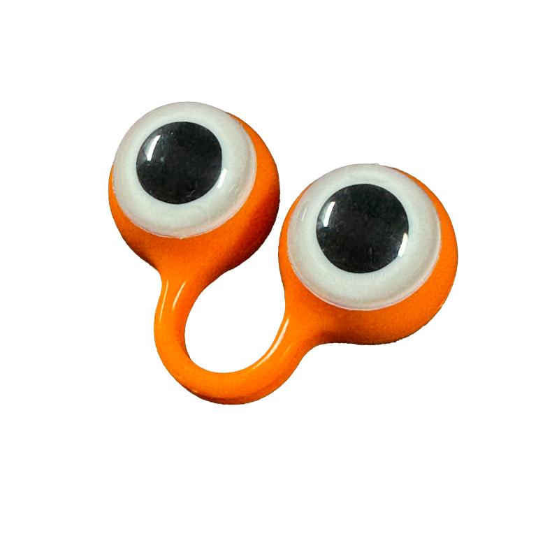 Peepers Puppet - Oransje/hvit