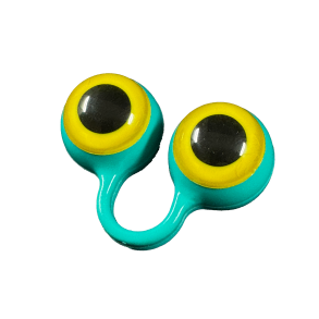 Peepers Puppet - Turkis/gul