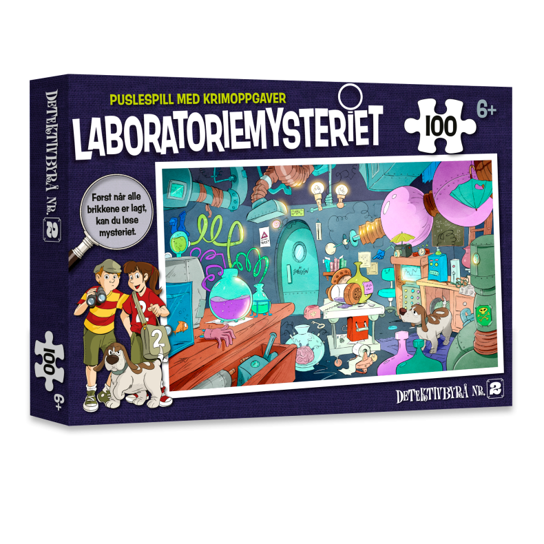 Laboratoriemysteriet - puslespill