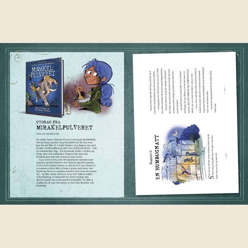 Les, tegn og skriv med Familien von Humbug (gratis nedlasting)