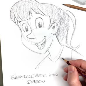 Originaltegning av din favorittfigur