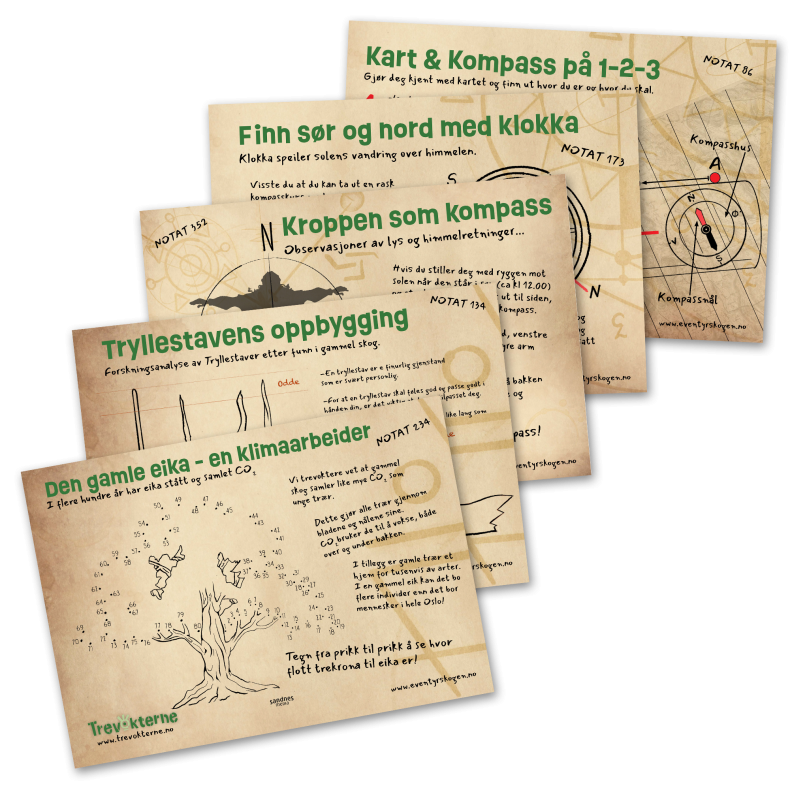 Trevokterne - Gratis smoppgaver